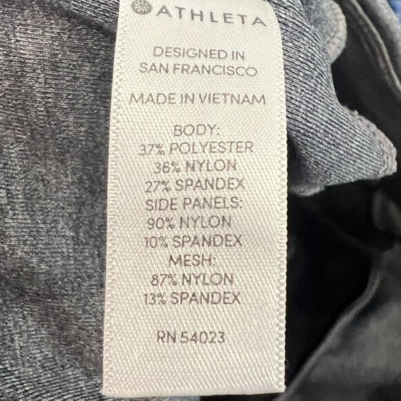 Athleta Essex Hybrid Joggers Gray Black Women Medium Tights Active Run Size S - Picture 8 of 8